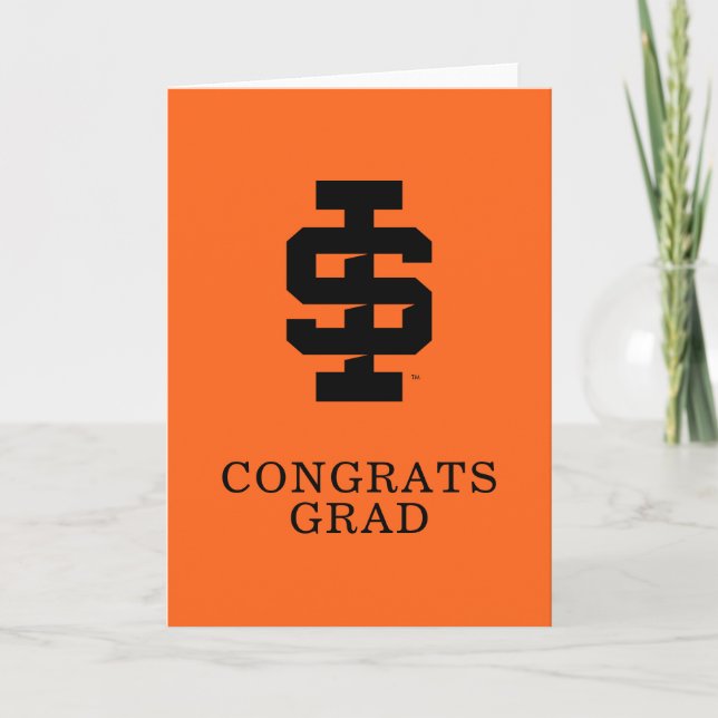 Tarjeta Idaho State University Bold Bengala Logo (Anverso)