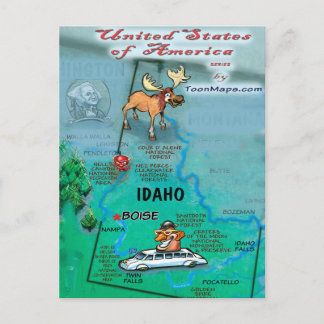Tarjeta Idaho USA
