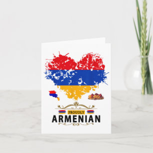 Tarjeta Idea De Bandera Armenia Para Niños República De Br