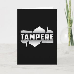 Tarjeta Idea de regalo de paisaje urbano de la ciudad de T