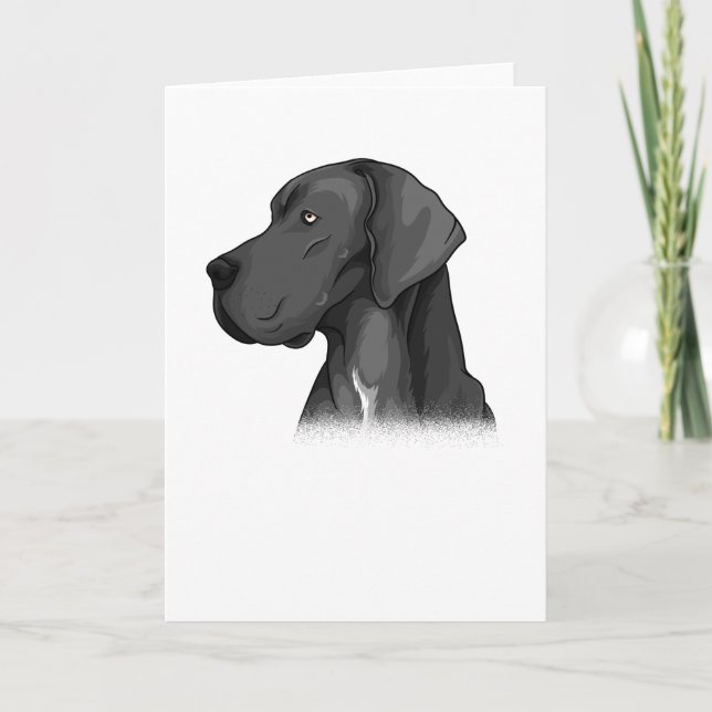 Tarjeta Idea de regalo de perro mastiff alemán (Anverso)
