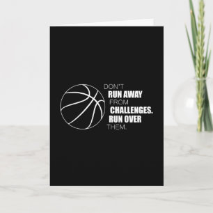 Tarjeta Idea de regalo del equipo del jugador de baloncest