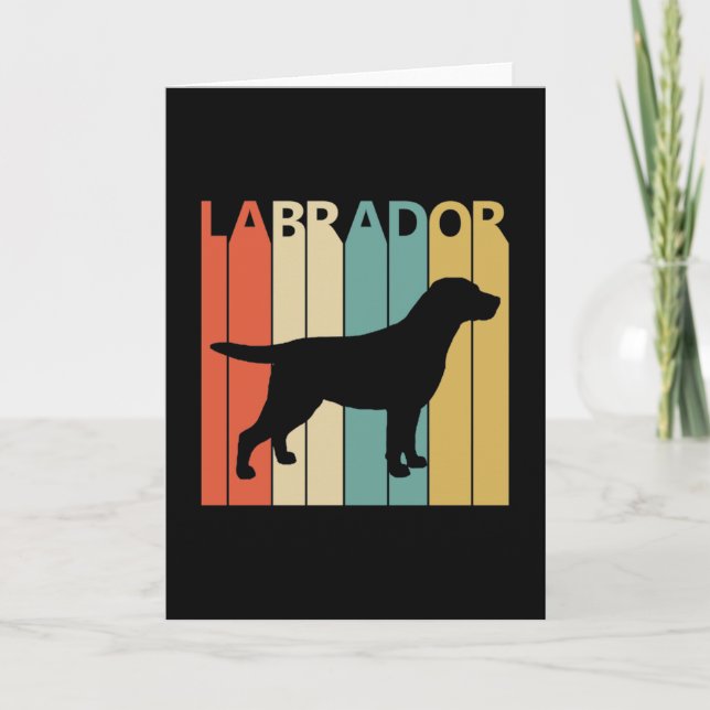 Tarjeta Idea de regalo del propietario de perro de Labrado (Anverso)