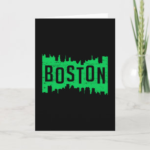 Tarjeta Idea de regalo divertida en el paisaje urbano de B