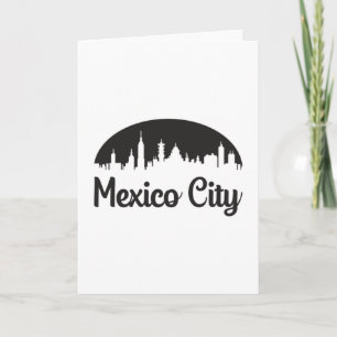 Tarjeta Idea de regalo divertido del paisaje urbano de la 