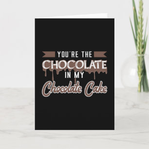 Tarjeta Idea de regalo dulce de chocolate en el día del pa