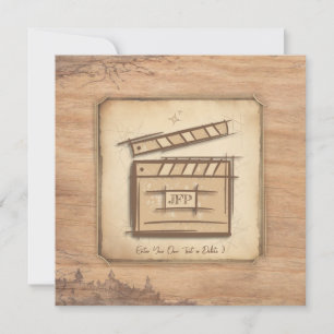 Tarjeta Idea de regalo para cineasta, actor, director de c