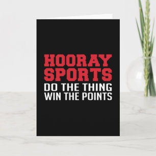 Tarjeta Idea divertida de regalo para el equipo de fútbol 