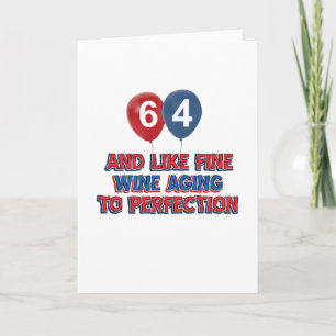 Tarjeta ideas de regalo de cumpleaños a los 64 años