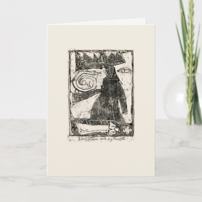 Tarjeta Identificarme con mis pensamientos (Anverso)