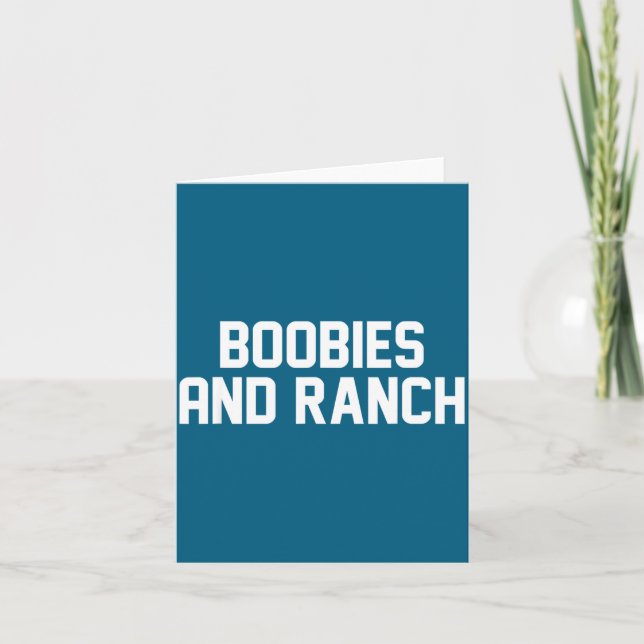 Tarjeta Ies And Ranch Funny Quote  (Anverso)