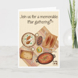 Tarjeta Iftar Invite - Dinner Table