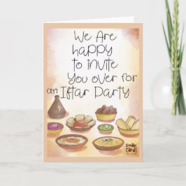 Tarjeta Iftar Invite - Nice Meal