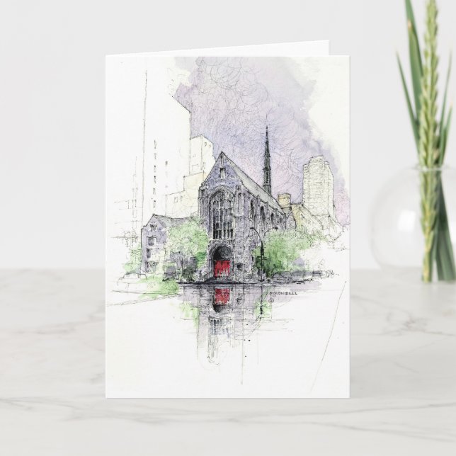 Tarjeta Iglesia cristiana de Park Avenue en 2010 (Anverso)