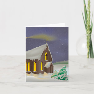Tarjeta Iglesia de Invierno