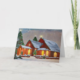 Tarjeta Iglesia de los navidades