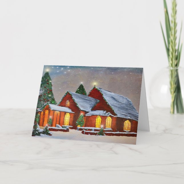 Tarjeta Iglesia de los navidades (Anverso)
