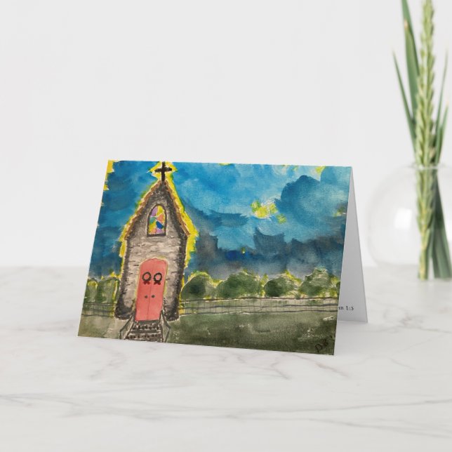 Tarjeta Iglesia de Navidades (Anverso)