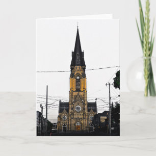 Tarjeta Iglesia de Santa María, versión color 1