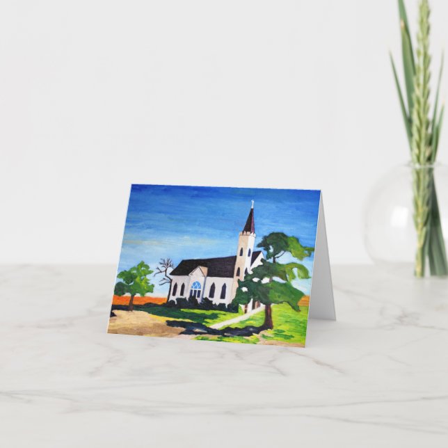 Tarjeta Iglesia del País, Richland, Texas (Anverso)