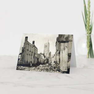 Tarjeta Iglesia del St. Jacob, Ypres, junio de 1915