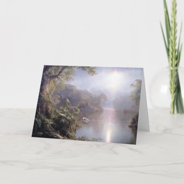 Tarjeta Iglesia Frederic, el río de la vida, (Anverso)