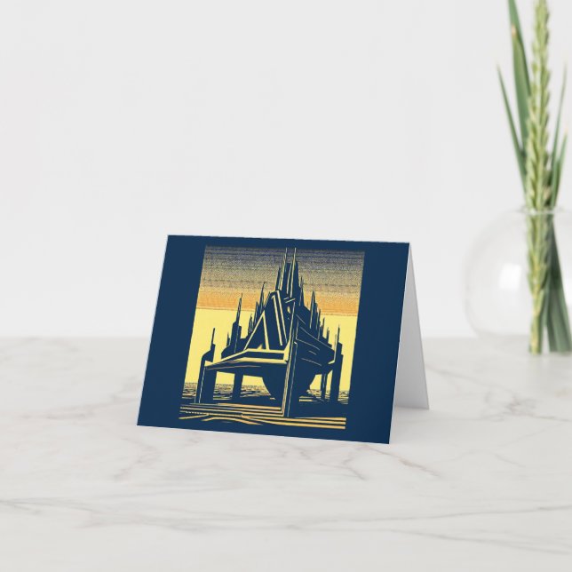 Tarjeta Iglesia Futurista de SF 2 (Anverso)