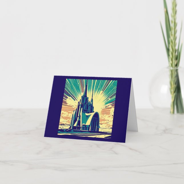 Tarjeta Iglesia Futurista de SF 3 (Anverso)