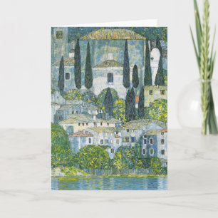 Tarjeta Iglesia (Kirche) en Cassone de Gustav Klimt