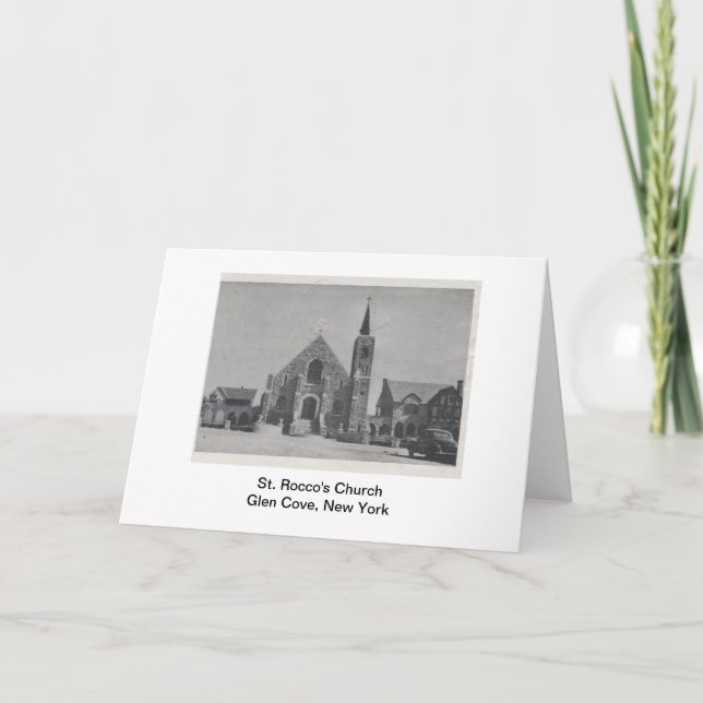 Tarjeta Iglesia Notecard del St. Rocco (Anverso)