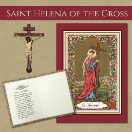 Tarjeta Iglesia religiosa St. Helen Helena