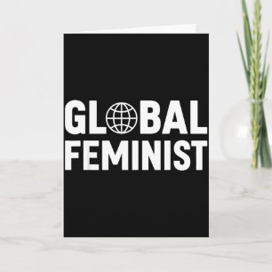 Tarjeta Igualdad de Empoderamiento de Mujeres Feministas G