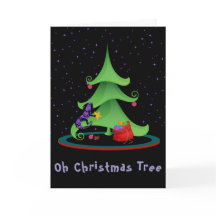 Iguana caprichosa Oh Árbol de Navidad