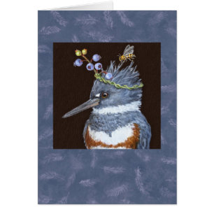 tarjeta II del martín pescador