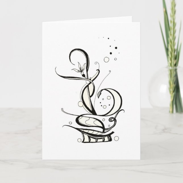 Tarjeta Ikebana (Anverso)