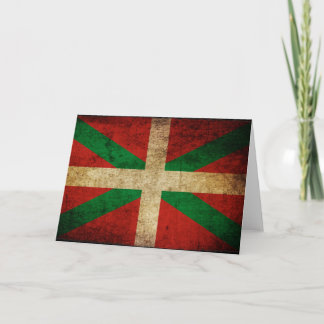 Tarjeta Ikurriña antigua