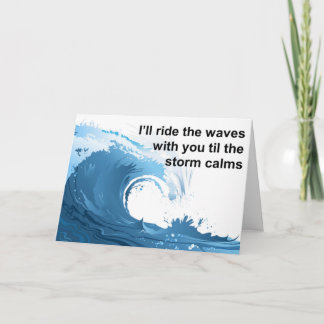 Tarjeta I'll Ride the Waves