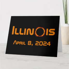 Tarjeta Illinois 2024 Eclipse Solar Total