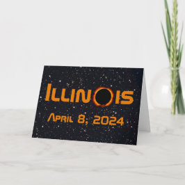 Tarjeta Illinois 2024 Eclipse Solar Total