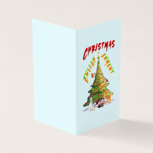 Tarjeta Iluminación de Navidad (Exterior)