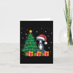 Tarjeta Iluminación de Navidades de Sombrero de Greyhound