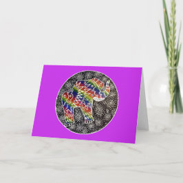 Tarjeta Iluminación del elefante