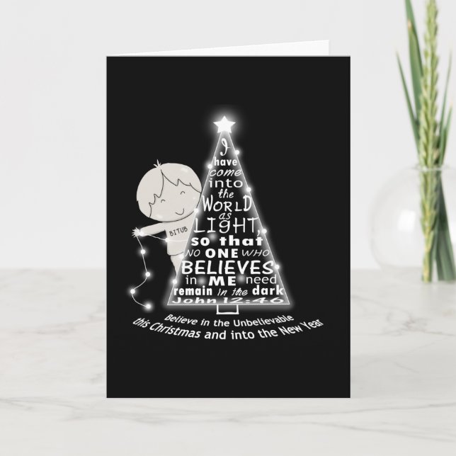 Tarjeta Iluminando el Árbol (Anverso)