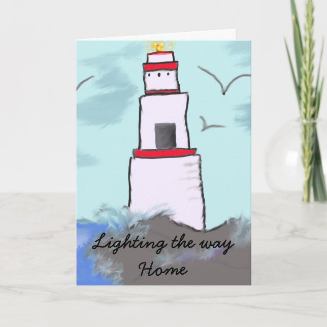 Tarjeta Iluminando el camino a casa (Anverso)