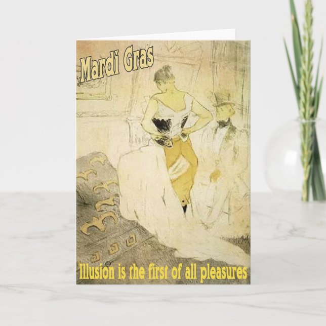 Tarjeta Ilusión del carnaval (Anverso)