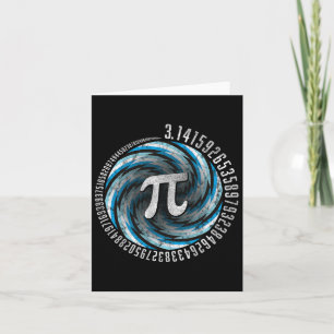 Tarjeta Ilusión óptica Geometría Pi Math Stem 3.1