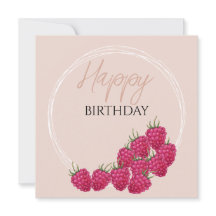 Ilustracion acuático de frambuesas