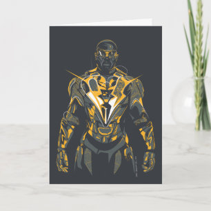 Tarjeta Ilustracion Black Lightning