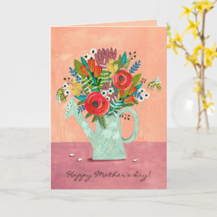 Tarjeta Ilustracion Boho Flowers