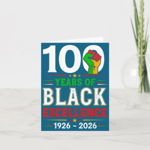 Tarjeta Ilustración Centenaria de 100 Años de Excelencia N